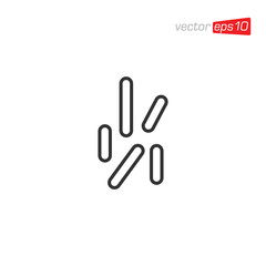 Obraz premium Virus and Bacteria Icon Logo Design Vector