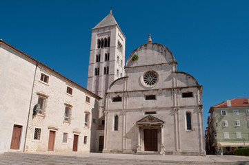 Fototapeta na wymiar Saint Mary's Church and Convent, Zadar, Croatia