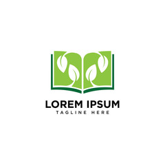 Book Leaf Logo Template vector icon Business