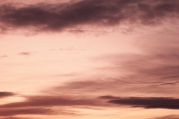 Fototapeta na wymiar Close-up Sunset Pink Sky Background