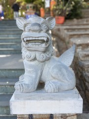 Fototapeta na wymiar statue in chinese temple