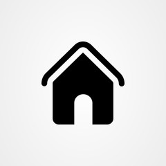 House icon. home symbol. simple flat vector illustration