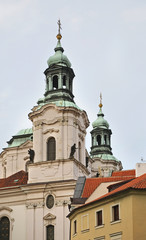 Fototapeta na wymiar Church of St. Nicholas in Prague. Czech Republic