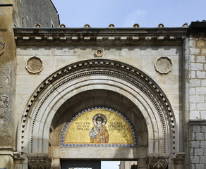 Obraz premium Euphrasian Basilica - Cathedral Basilica of Assumption of Mary in Porec. Croatia
