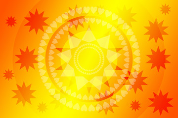 abstract, orange, wallpaper, yellow, pattern, design, illustration, light, texture, sun, color, art, graphic, backdrop, bright, summer, red, line, decoration, wave, backgrounds, green, glow, image