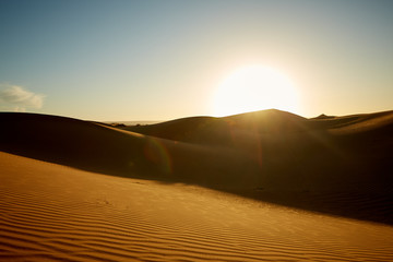 Desert dunes in the morning 3
