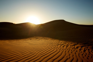 Desert dunes in the morning 2