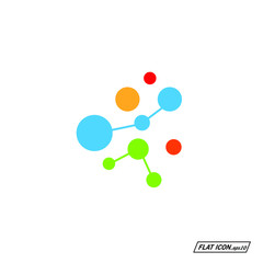 Molecule Symbol Design Vector Illustration
