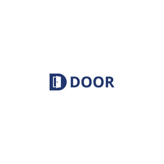 Door logo design vector inspiration
