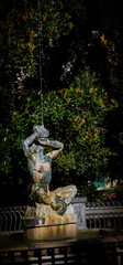 Obraz premium Fountain in the city of Naples Italy