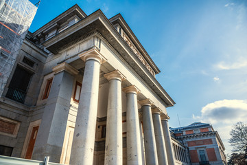 Columns in Prado Museum entrance