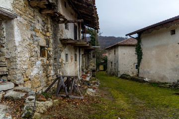 Fototapeta na wymiar An Abandoned Village