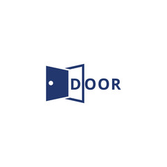 Door logo design vector inspiration