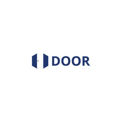 Door logo design vector inspiration