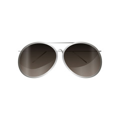 Aviator silver frame sunglasses mirror style for daily use
