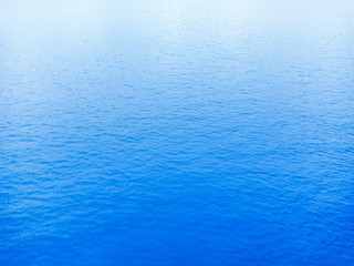 Perspective view of Blue sea surface