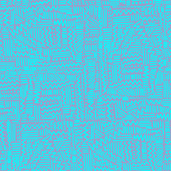 Seamless geometric vector pattern in rythmic ethnic Memphis style, linear background.