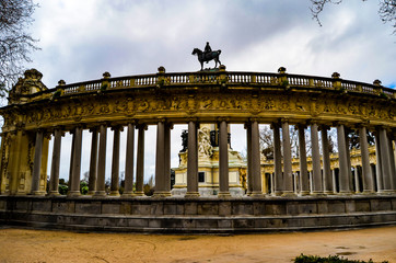 Naklejka premium palace in madrid spain
