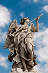 Angel with the Lance on Ponte Sant'Angelo, Rome, Italy