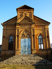Naklejka premium Old church in the sun