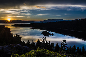Emerald Bay Lake Tahoe Sunrise