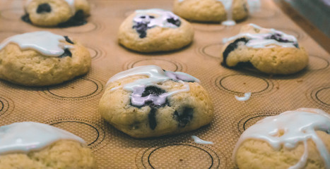 Pan of Fresh Cookies