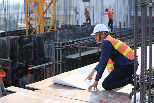 Engineers are monitoring the construction of skyscrapers exactly as designed..