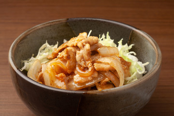 生姜焼き丼