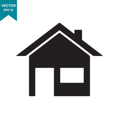 house vector icon in trendy flat design 