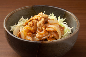 生姜焼き丼