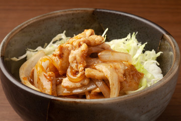 生姜焼き丼