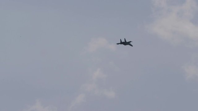 Jet military plane, air-defence fighter