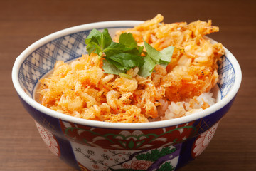 桜えびのかき揚げ丼
