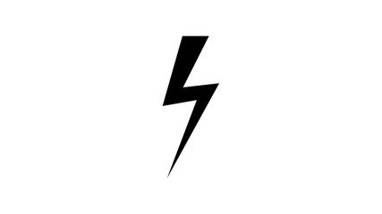 Lightning, electric power logo design element