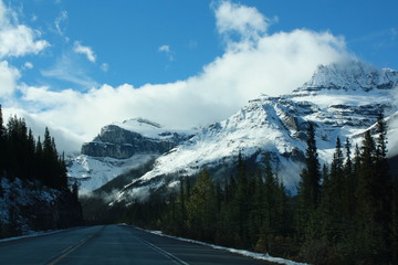 Rocky Mountain Snow Road