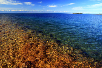 Issyk-Kul Lake Kyrgyzstan - unique colors