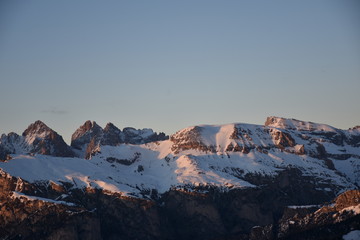 Dolomiten, Sella, Sellagruppe, Piz Boe, Pordoi, Sasso Pordoi, Winter, Jahreszeit, Schnee, Fels,...