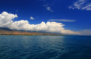 Issyk-Kul Lake Kyrgyzstan - unique colors