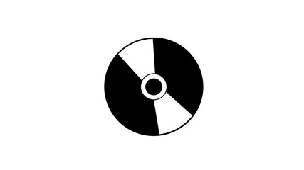 Simple element illustration. Cd symbol design