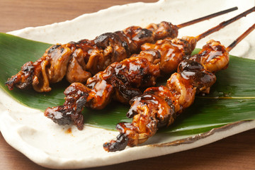 うな肝の串焼き