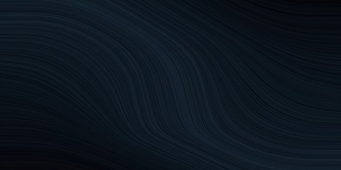 background graphic with abstract waves illustration with black and very dark blue color