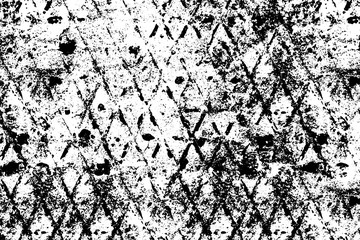 Grunge black and white texture. Pattern of an old worn surface. Dirty city background