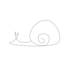 Snail animal silhouette design vector illustration