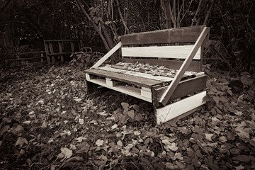 Homemade bench