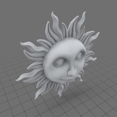 Stylized sun