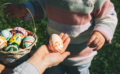 Easter eggs hunt