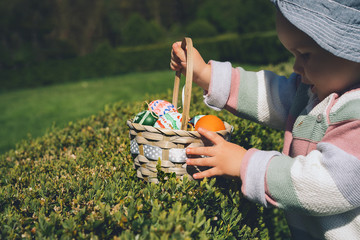 Easter eggs hunt