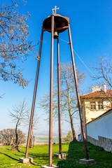 Batkunski Monastery of Sts Peter and Paul bell tower at the village of Patalenitsa, Pazardzhik Province, Bulgaria