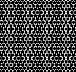 Abstract geometric pattern background with hexagonal and triangular texture. Black and white seamless pattern. Simple minimalistic pattern