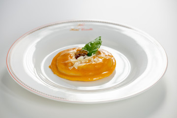 Piatto preparato da uno Chef di un Ristorante stellato.